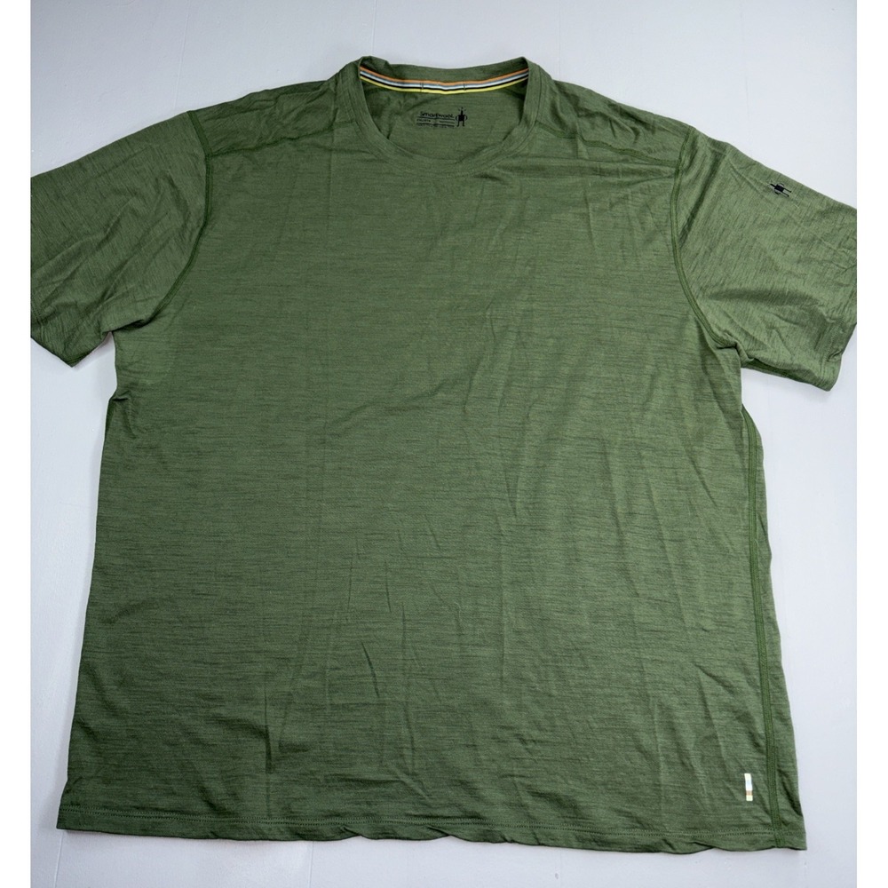 Smartwool Men's 2XL Lightweight Short Sleeve T Shirt Green